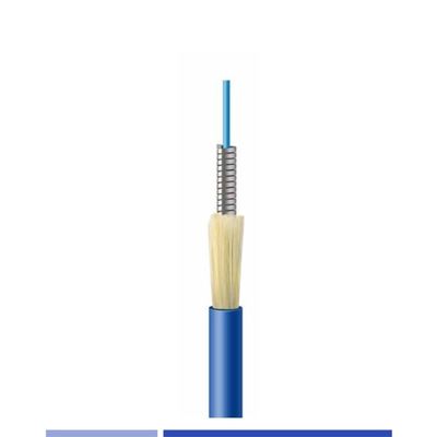 주문 장갑 실내 광섬유 케이블 12 스트랜드 싱글 모드 G652D LSZH 재킷 온라인 제품