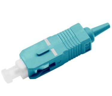 주문 OM3 멀티모드 SC UPC 광섬유 커넥터 심플렉스 0.9mm 광섬유 커넥터 온라인 제품