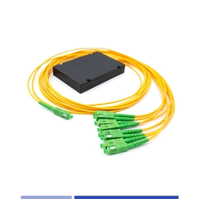 주문 1x8 광섬유 PLC 스플리터 ABS 박스 SC/APC 싱글 모드 2.0mm 부식 방지 온라인 제품