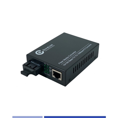 주문 광섬유 미디어 변환기 10/100Mbps 싱글 모드 SMF 1310nm 듀얼 SC 20KM 온라인 제품