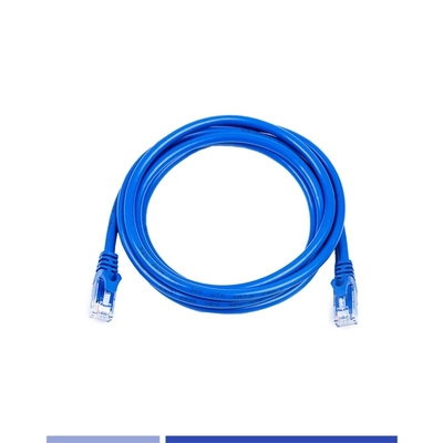 주문 1m PVC 재킷 Cat 6a 패치 케이블 UTP 스트랜드 구리 파란색 사용자 정의 길이 온라인 제품