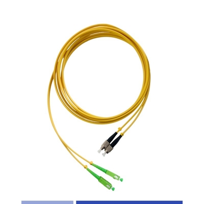 주문 3m 광섬유 패치 케이블 SC/APC-FC/UPC 듀플렉스 LSZH 단일 모드 패치 케이블 고속 온라인 제품