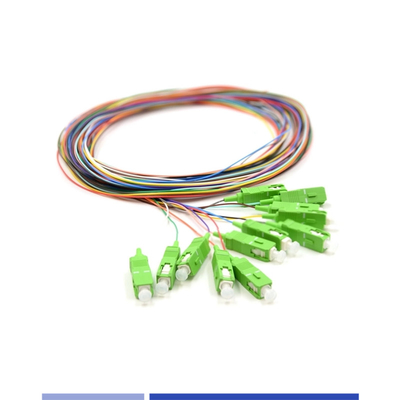 주문 싱글모드 OS2 SC APC 피그테일 12 섬유 LSZH 3m FTTH 솔루션 온라인 제품