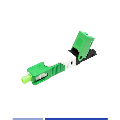주문 SC APC 싱글 모드 파이버 패스트 커넥터 FTTH 솔루션에 대한 높은 정확도 온라인 제품