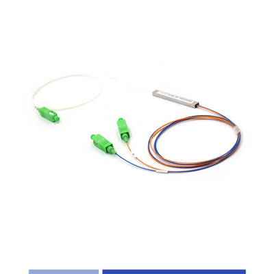 주문 1x2 SC APC 단일 모드 광전력 분할기 블록 없는 미니 모듈 900μM 온라인 제품