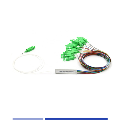 주문 SC APC 1x16 PLC 스플리터 싱글모드 블록리스 미니 모듈 900μM 온라인 제품
