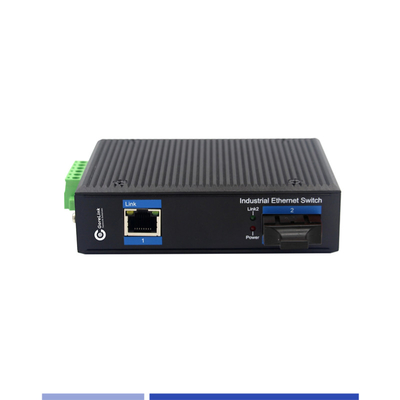 주문 2개의 RJ45 포트를 가진 산업용 광선 미디어 변환기 10/100/1000M 싱글모드 SMF 듀플렉스 SC 1310nm 20KM 온라인 제품