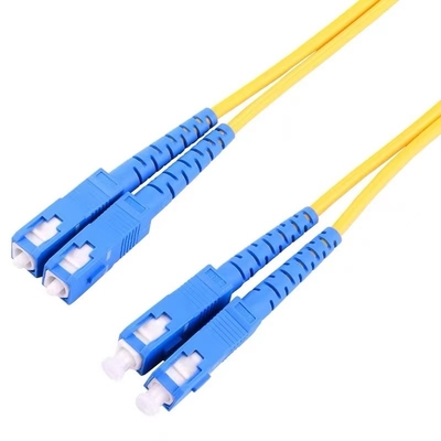 SC/UPC-SC/UPC 싱글모드 듀플렉스 광섬유 패치 코드 LSZH 2.0mm