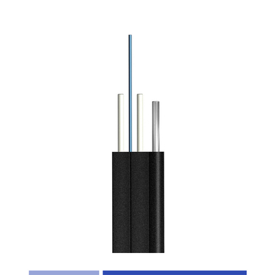 LSZH 야외 광섬유 케이블 2 야외 광섬유 드롭 케이블 싱글모드 9/125 G657A1