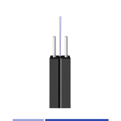 1 Fiber Flat Drop Fiber Cable 싱글모드 9/125 SMF G657A1 LSZH 실내용