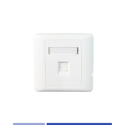 고 정밀성 단일 포트 86 전면판 Cat3 Cat6 키스톤 잭