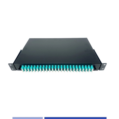 1U 96 코어 광섬유 패치 패널 LC 쿼드 포트 19 